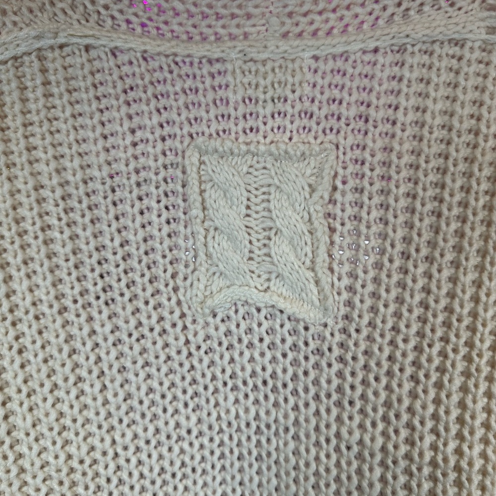 🆕 POL Cream Open-Front Sweater - Picture 7 of 9